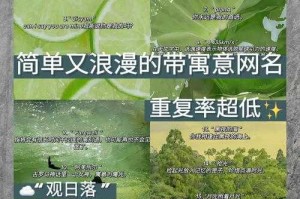 清新简约的网名精选