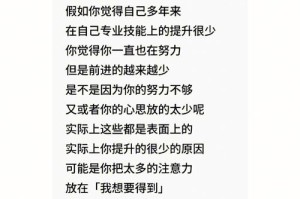 渐入佳境：如何稳步提升你的技能水平