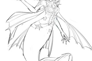 渔女第五人格绘画简单 偷懒，渔女 绘画
