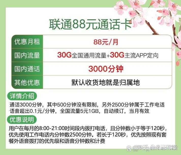 全球通58元套餐详情：流量、通话及资费全解析