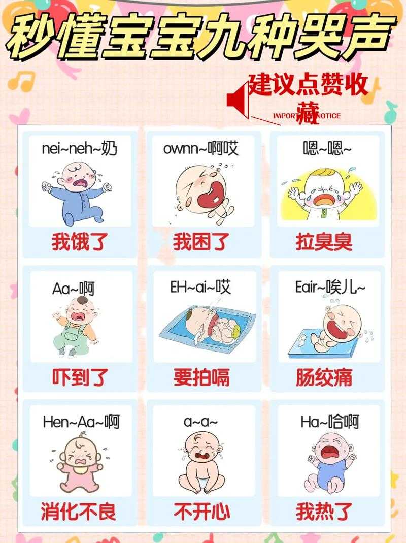 母乳喂养指南：宝宝哭声翻译与应对技巧