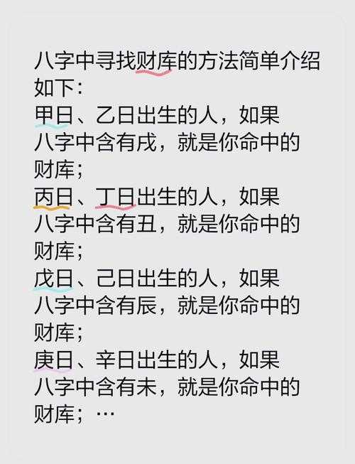 生辰八字与财运之间的关系?