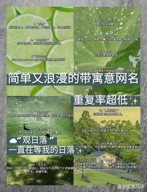 清新简约的网名精选
