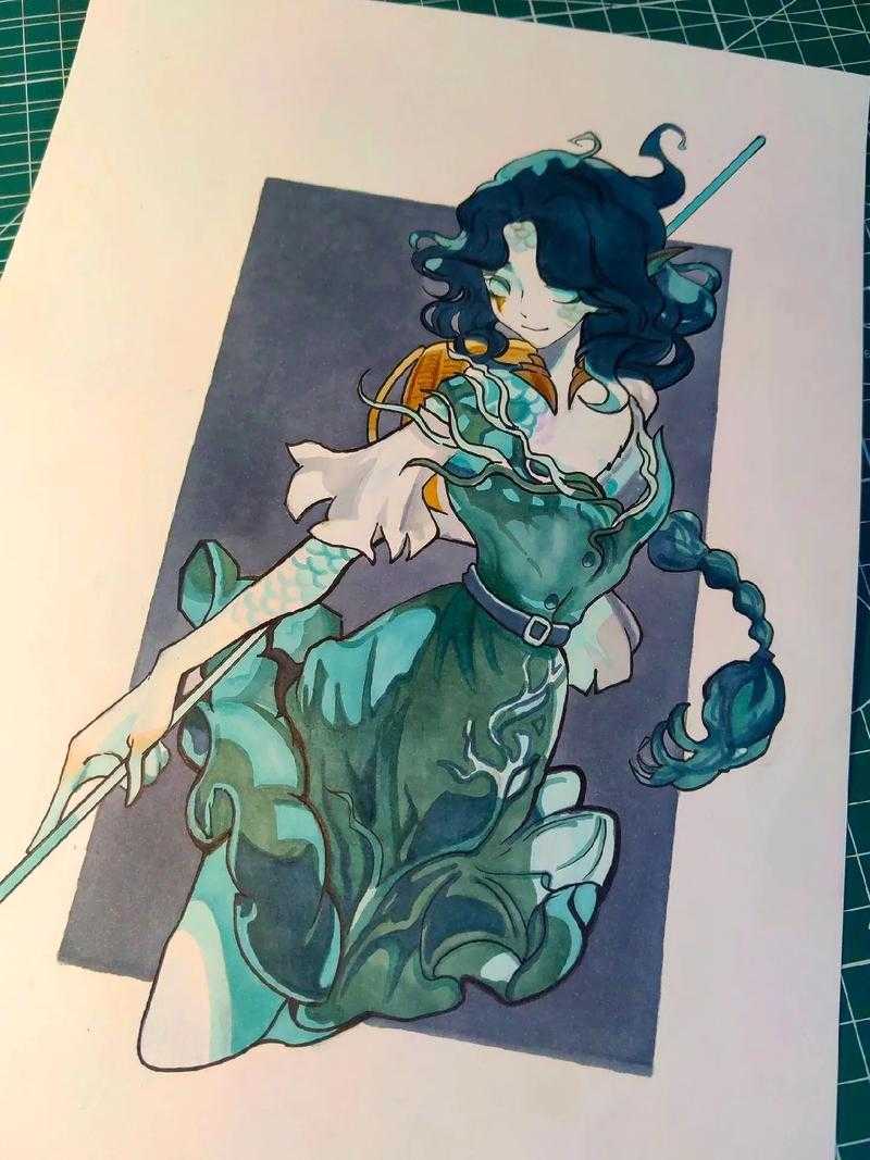 渔女第五人格简单绘画